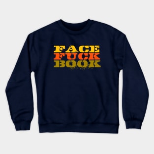 Face Fuck Book Crewneck Sweatshirt